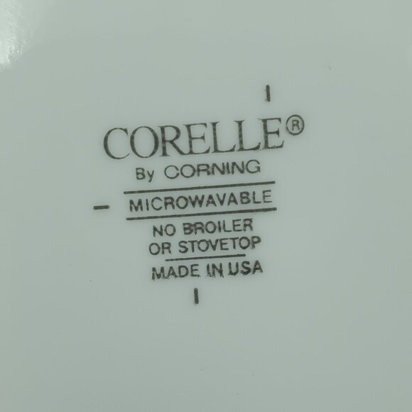 Corelle Rosemarie Medium Vegetable Bowls 2 Green Bands Rosemarie Serving Bowls - Picture 6 of 6